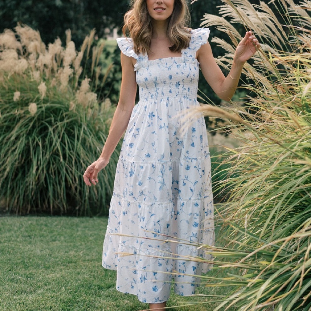 Hill House Blue and White Ellie Nap Dress